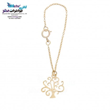 Gold Watch Pendant - Life Tree Design-MW0206